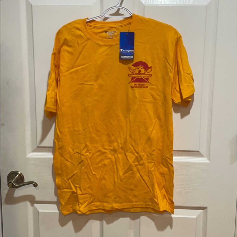 Champion yellow tee